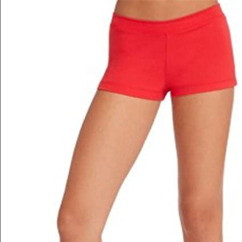 Capezio Red Shorts